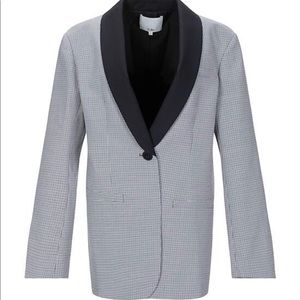 Tibi Hoods tooth Sartorial Oversized Jacket • Fits 8 10 Medium